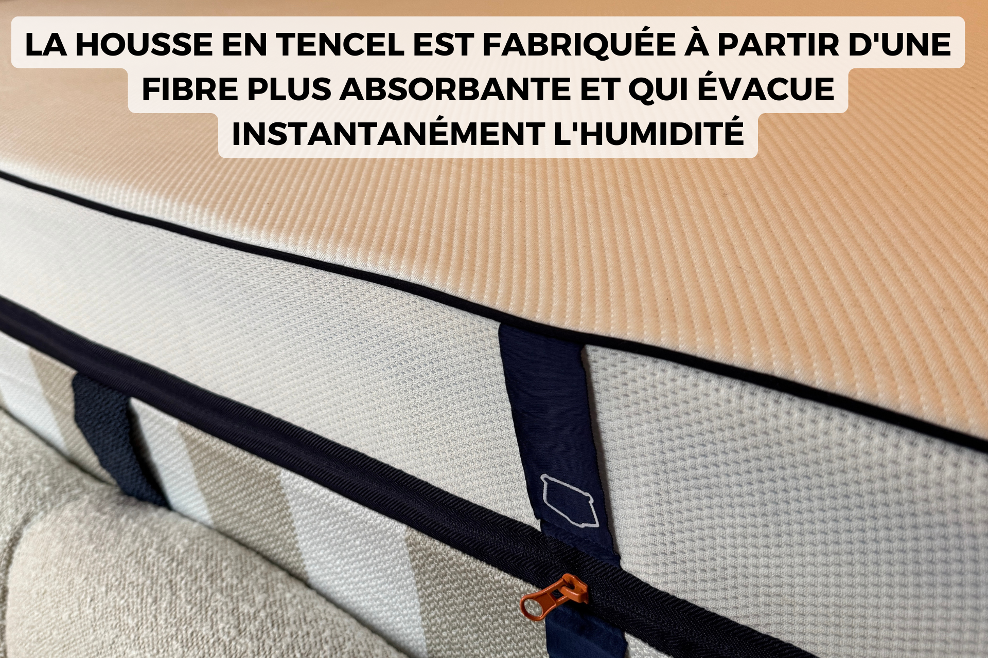 matelas tediber hybride infinite housse